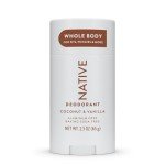 Coconut & Vanilla Deodorant Stick – 72 Hour Protection
