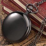 Vintage Quartz Pocket Watch with Chain - Unisex Gift