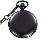 Vintage Quartz Pocket Watch with Chain - Unisex Gift