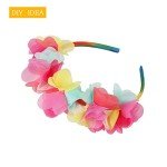 26 Colorful Satin Headbands Set for Girls