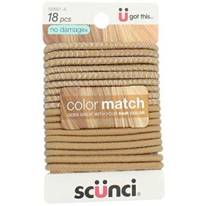 Scunci Beautiful Blends 18 Hair Ties Bundle