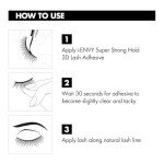 Strong Hold 3D Lash Glue Brush-On – Black