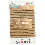 Scunci Beautiful Blends 18 Hair Ties Bundle