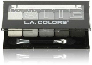 L.A. COLORS Black Lace 5-Color Matte Eyeshadow Palette