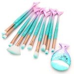 11-Piece Makeup Brush Set for Teens and Girls