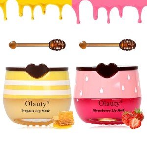 Bee Lip Balm & Strawberry Honey Mask Set