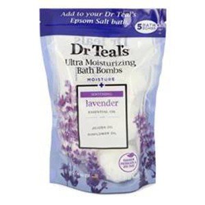 Lavender Bath Bomb by Dr Teal's - Ultra Moisturizing