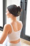 Cute Green Medium Hair Claw Clips - 4 Pack