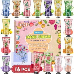 16 Pack Mini Hand Cream Set for Gifting