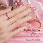 Sheer Rose Pink Gel Nail Polish - 15ml