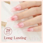 Vibrant Pink Jelly Gel Nail Polish Set