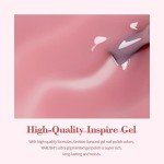 Sheer Rose Pink Gel Nail Polish - 15ml