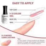 Sheer Rose Pink Gel Nail Polish - 15ml
