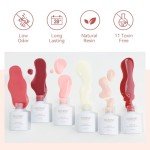 Vibrant Pink Jelly Gel Nail Polish Set