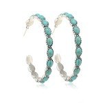 Turquoise Boho Dangle Earrings for Women
