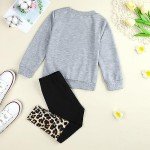 Toddler Girl Leopard Print Outfit Set (5-6T)