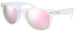 Matte Frosted Horn Rimmed Sunglasses with Gift Box