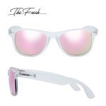 Matte Frosted Horn Rimmed Sunglasses with Gift Box