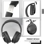 MIDOLA Wired Headphones with Microphone - Black