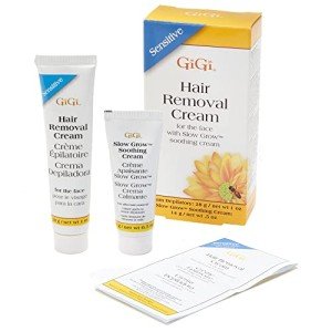 GiGi Face Hair Removal Cream Kit for Sensitive Skin