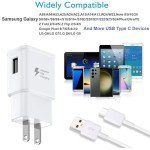 Fast Charging USB C Wall Charger with Cable