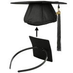 Graduation Cap Headband - Firm Hair Accessory