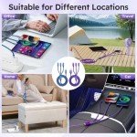 3-in-1 USB A & C Charging Cable (2 Pack)