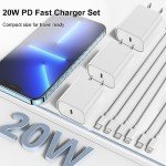 2-Pack 20W MFi Fast Chargers with Cable