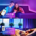 120ft Color Changing Bluetooth LED Strip Lights