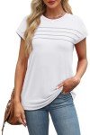 Women's Plus Size Summer Short Sleeve Tops