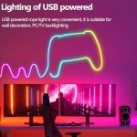 10FT USB RGB Neon Rope Lights for Party
