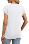 Women's Plus Size Summer Short Sleeve Tops