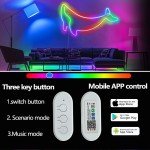 10FT USB RGB Neon Rope Lights for Party