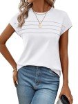 Women's Plus Size Summer Short Sleeve Tops