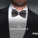 Stylish Rhinestone Bow Tie - Adjustable & Colorful