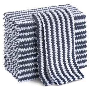 12 Pack Soft Microfiber Kitchen Dish Cloths