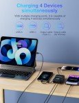16000mAh Portable Charger with Built-in Cables