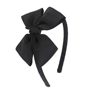 Black Bow Headband for Girls and Kids