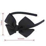 Black Bow Headband for Girls and Kids