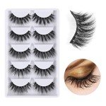 Dramatic 3D Faux Mink False Eyelashes (5 Pairs)