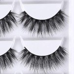 Dramatic 3D Faux Mink False Eyelashes (5 Pairs)