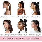 120 Pcs No Damage Hair Ties - Neutral Colors