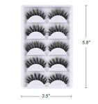 Dramatic 3D Faux Mink False Eyelashes (5 Pairs)