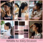120 Pcs No Damage Hair Ties - Neutral Colors