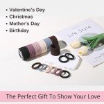 120 Pcs No Damage Hair Ties - Neutral Colors
