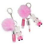 Assorted Lip Gloss Keychain Set for Kids