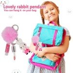 Assorted Lip Gloss Keychain Set for Kids