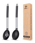 Set of 2 Heat-Resistant Silicone Spoons