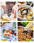 Set of 2 Heat-Resistant Silicone Spoons