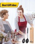 Set of 2 Heat-Resistant Silicone Spoons